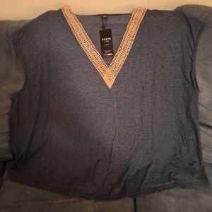 🔵3/$6🔵green v-neck blouse